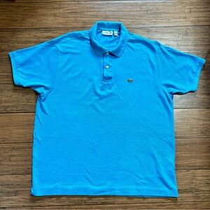 Lacoste Men's Blue Polo Shirt, XXL